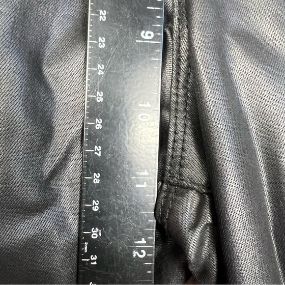 KUT FROM THE KLOTH Reese Ankle Straight NWT Faux Leather Black Pant Jean Size 16 - Picture 11 of 16